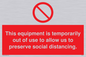 PA6162: This equipment is temporarily out of use to allow us to preserve social distancing.