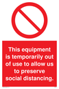 PA6162: This equipment is temporarily out of use to allow us to preserve social distancing.