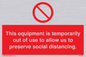 PA6162: This equipment is temporarily out of use to allow us to preserve social distancing.