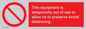 PA6162: This equipment is temporarily out of use to allow us to preserve social distancing.