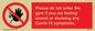 PA6163: Please do not enter the gym if you are feeling unwell or showing any Covid-19 symptoms.