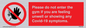 PA6163: Please do not enter the gym if you are feeling unwell or showing any Covid-19 symptoms.