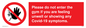 PA6163: Please do not enter the gym if you are feeling unwell or showing any Covid-19 symptoms.