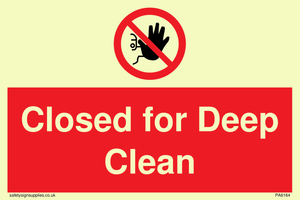 PA6164: Closed for Deep Clean