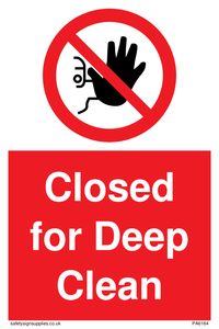 PA6164: Closed for Deep Clean