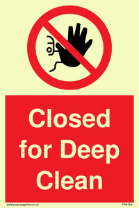 PA6164: Closed for Deep Clean
