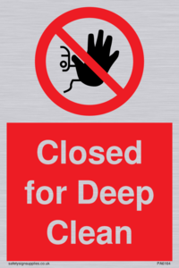 PA6164: Closed for Deep Clean