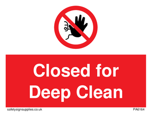 PA6164: Closed for Deep Clean