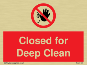PA6164: Closed for Deep Clean