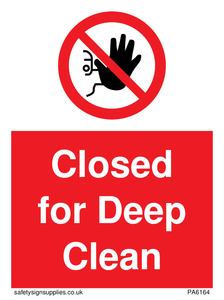 PA6164: Closed for Deep Clean