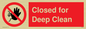 PA6164: Closed for Deep Clean