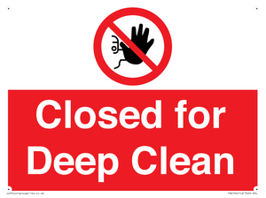 PA6164: Closed for Deep Clean