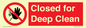 PA6164: Closed for Deep Clean