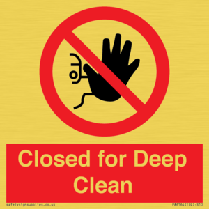 PA6164: Closed for Deep Clean
