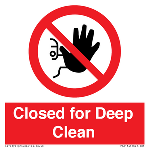 PA6164: Closed for Deep Clean