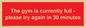 PA6191: The gym is currently full - please try again in 30 minutes