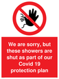 PA6213: We are sorry, but these showers are shut as part of our Covid 19 protection plan