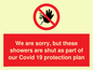 PA6213: We are sorry, but these showers are shut as part of our Covid 19 protection plan