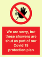PA6213: We are sorry, but these showers are shut as part of our Covid 19 protection plan