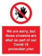 PA6213: We are sorry, but these showers are shut as part of our Covid 19 protection plan