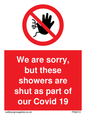 PA6213: We are sorry, but these showers are shut as part of our Covid 19 protection plan