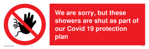 PA6213: We are sorry, but these showers are shut as part of our Covid 19 protection plan
