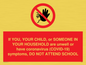 PA6237: If YOU, YOUR CHILD, or SOMEONE IN YOUR HOUSEHOLD are unwell or have coronavirus (COVID-19) symptoms, DO NOT ATTEND SCHOOL