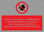 PA6237: If YOU, YOUR CHILD, or SOMEONE IN YOUR HOUSEHOLD are unwell or have coronavirus (COVID-19) symptoms, DO NOT ATTEND SCHOOL