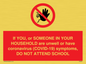 PA6238: If YOU, or SOMEONE IN YOUR HOUSEHOLD are unwell or have coronavirus (COVID-19) symptoms, DO NOT ATTEND SCHOOL