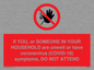 PA6239: If YOU, or SOMEONE IN YOUR HOUSEHOLD are unwell or have coronavirus (COVID-19) symptoms, DO NOT ATTEND