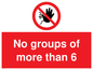 PA6247: No groups of more than 6