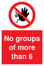 PA6247: No groups of more than 6