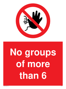 PA6247: No groups of more than 6