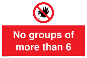 PA6247: No groups of more than 6