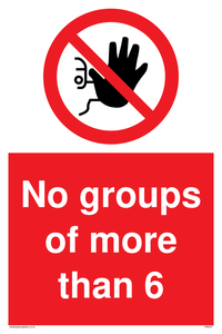 PA6247: No groups of more than 6