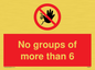 PA6247: No groups of more than 6