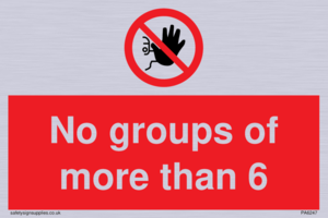 PA6247: No groups of more than 6