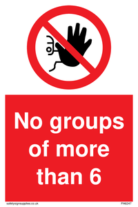 PA6247: No groups of more than 6