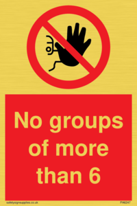 PA6247: No groups of more than 6