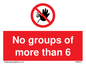 PA6247: No groups of more than 6