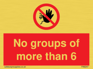 PA6247: No groups of more than 6