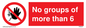 PA6247: No groups of more than 6