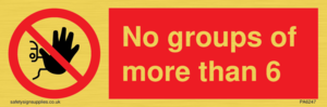 PA6247: No groups of more than 6