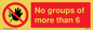 PA6247: No groups of more than 6