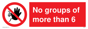 PA6247: No groups of more than 6