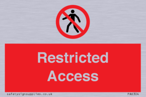 PA6304: Restricted Access