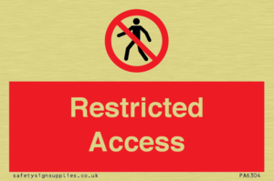 PA6304: Restricted Access