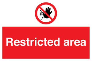 PA6305: Restricted area