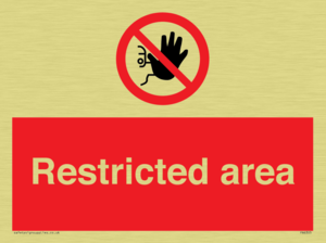PA6305: Restricted area