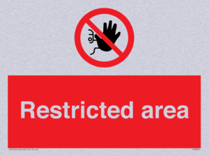 PA6305: Restricted area